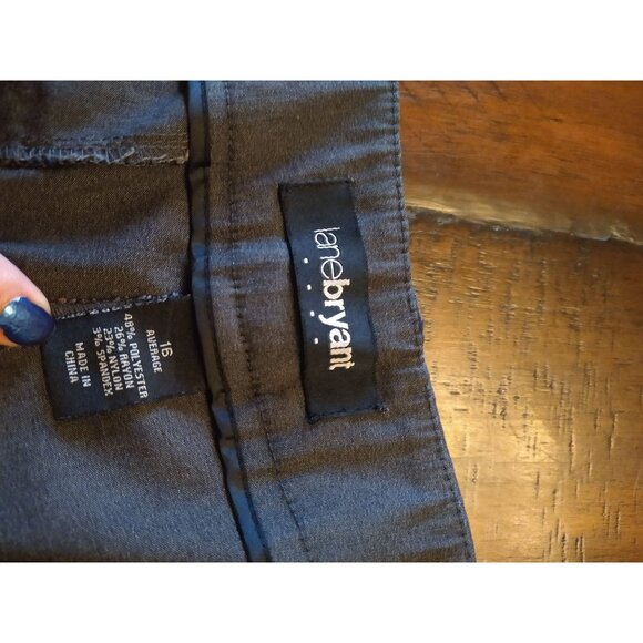 Lane Bryant Women’s Charcoal Gray Dress Pants Size 16 - Picture 6 of 7